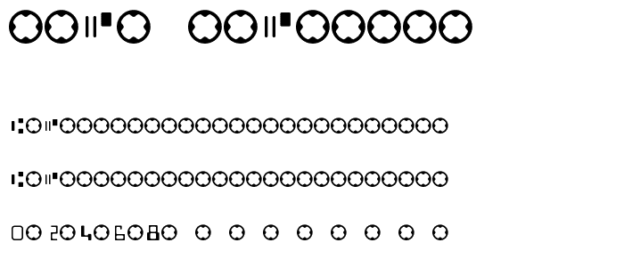 MICR Encoding font